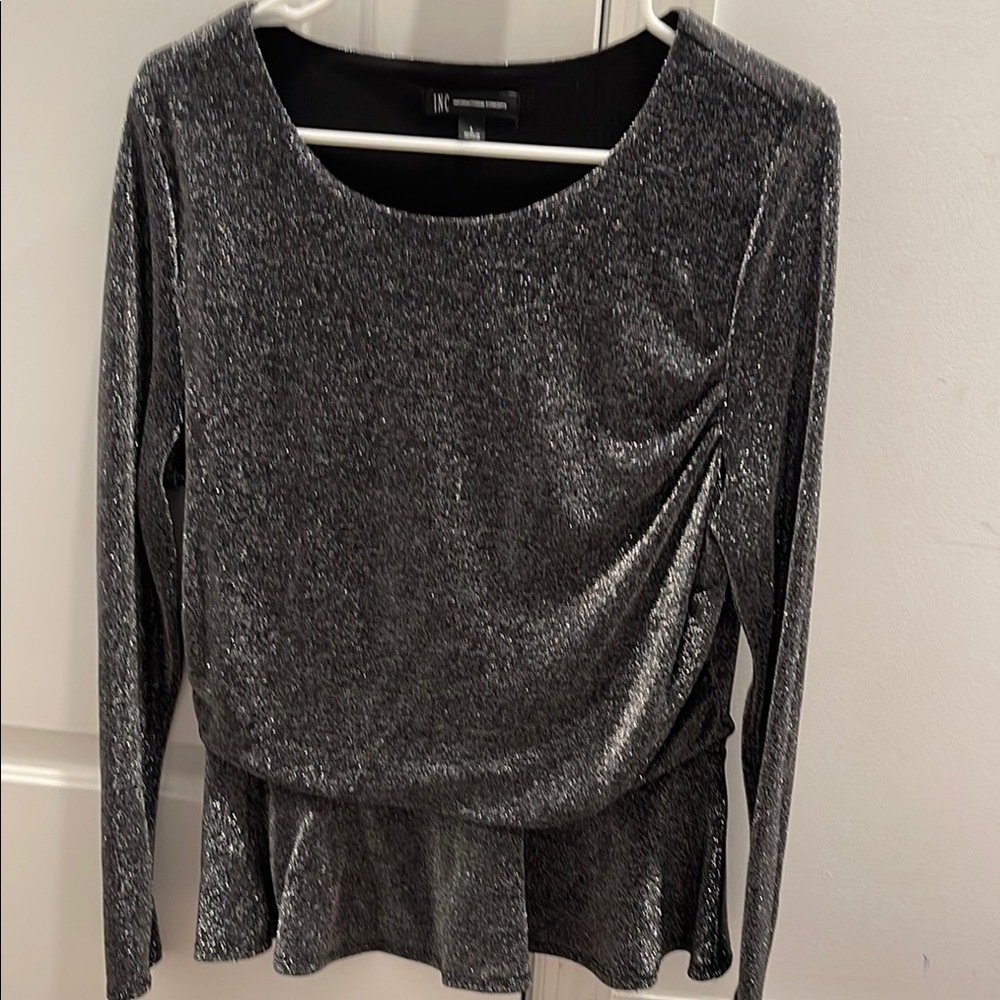 INC International Concepts Women's Silver Top
